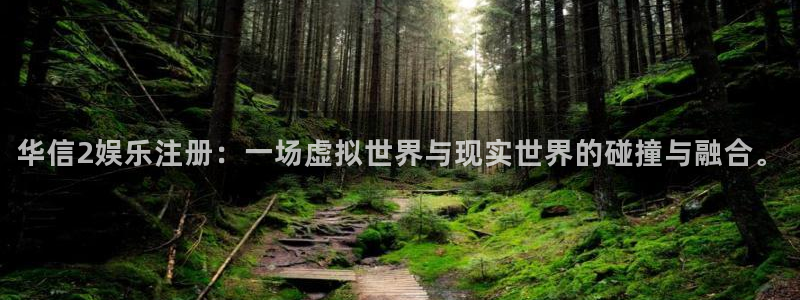 壹号娱乐平台在线注册：华信2娱乐注册：一场虚拟世界与现实世界的碰撞与融合。