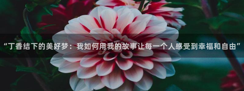 壹号娱乐平台在线注册：“丁香结下的美好梦：我如何用我的故事让每一个人感受到幸福和